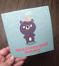 Confetti Bear birthday card - Image 1