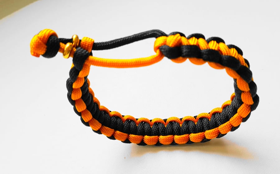 paracord fashion bracelet cobra weave pattern