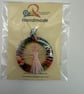 Handmade Angel Hanging Decoration - Upcycled Dorset Button Keepsake Ornament - Image 2