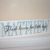 Personalised little girls and boys  plaque sign 