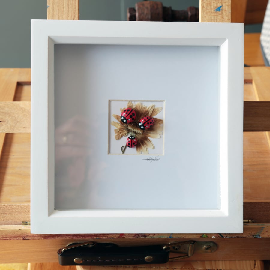 Pebble Art, Mixed Media Beach Art from Scotland