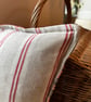 Mountain stags velvet cushion cover with linen back - Image 4