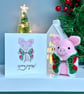 Merry Pigmas! Jolly HollyBerry Greetings Card - Image 2