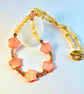 Mother Of Pearl Beaded Flower Necklace & Earrings Gift Set, Summer Seconds Sale - Image 3