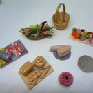Dolls house food selection