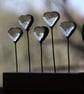 5 hearts stained glass suncatcher ornament - Image 3