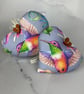 Handmade hummingbirds hanging fabric hearts set of 2 - Image 9