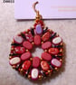 Hexagonal bead earrings (customisable) - Image 1