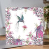 Hummingbird and Passionflower Greeting card 