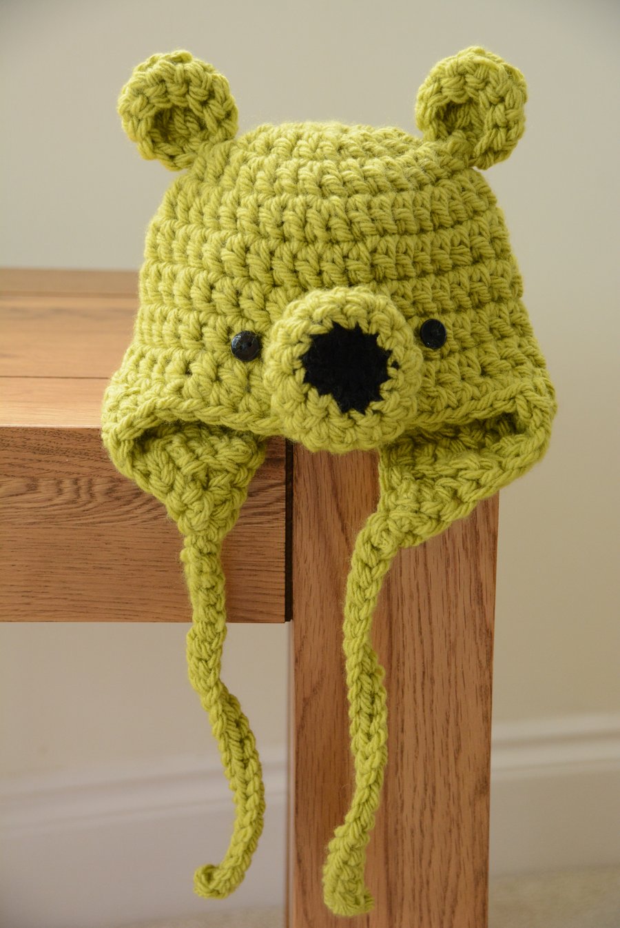 Baby Bear Hats - 0 to 3 months Green