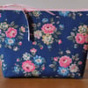 Cath Kidston Floral Fabric Make Up Bag Case