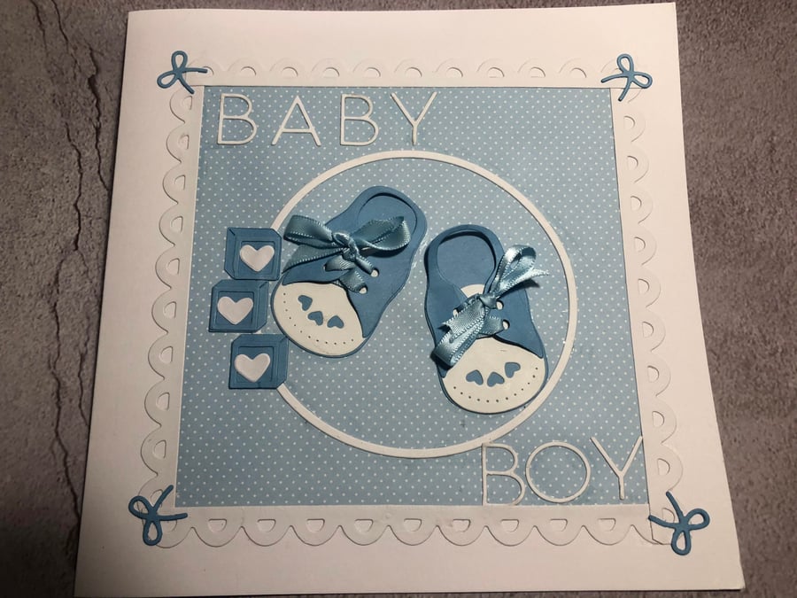 New Baby boy card