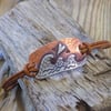 Copper and silver 'Dreaming of the sea' mixed metals bracelet 