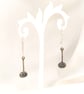 Labradorite sterling silver drop earrings - Image 3