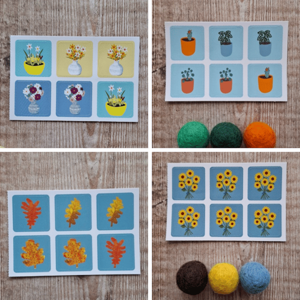 Plants Envelope Stickers - 24 mini stickers