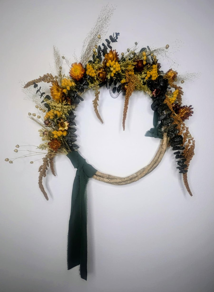 Earthly Whispers - Dried Flower Wreath