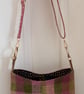 A Harris Tweed Bucket Bag with Dragonfly Embroidery - Image 6