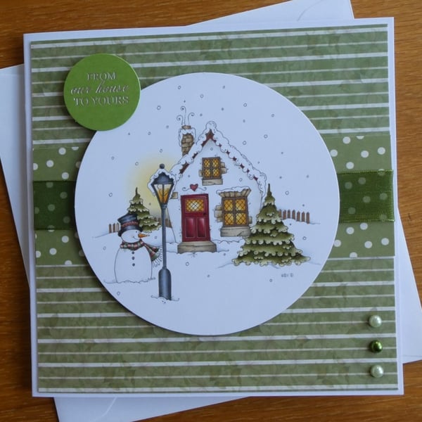 Seconds Sunday - Snowy Scene Christmas Card