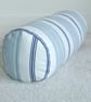 Bolster Cushion Cover 16" x 6" Round Cylinder Laura Ashley Heacham Stripe Blue