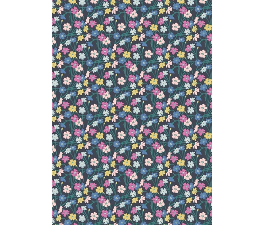 Liberty Fabric Dancing Buttercups - Deco Dance Collection