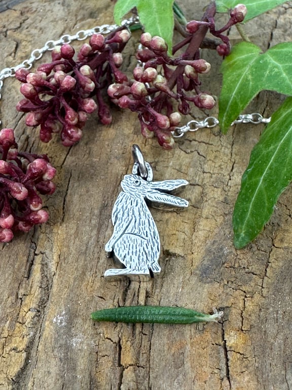 Little Medieval Hare Pendant