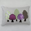 Spring trees rectangular cushion