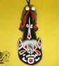Padstow Red Oss Poly Felt and Faux Leather Hanging Decoration 
