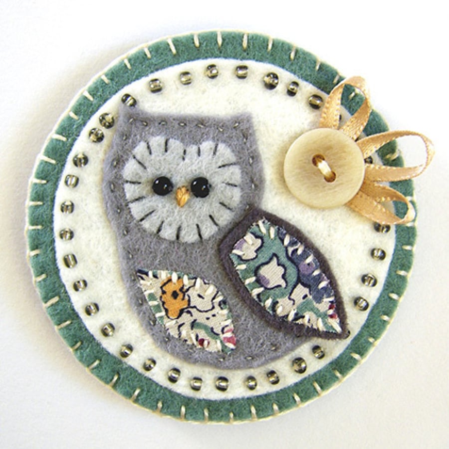 Owl Brooch