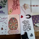 Set of 8 occasion cards. Ref 536. Summer seconds 