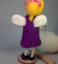 Needle Felted Pumpkin Fairy - Woollen Decoration Decoration  - Image 2