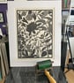 Lino Print - The Vagabonds - Weeds Print - Limited Edition - Image 10