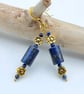 Lapis Lazuli Earrings, September Birthday, Anniversary, Gemstone Jewellery Gifts