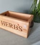 Handmade Wooden Herb Box - Image 2