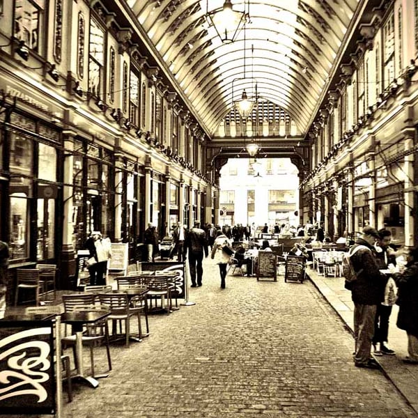 Leadenhall Market City of London England UK Photograph Print
