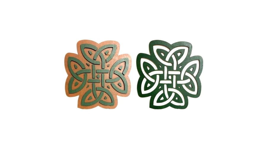 Handmade Celtic Knot  Plaque - wall hanging