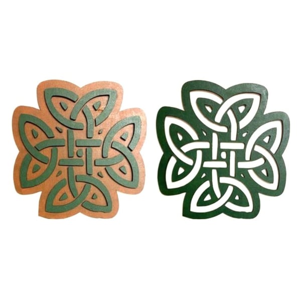 Handmade Celtic Knot  Plaque - wall hanging