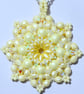 Large Star Pendant in Light Yellow - Image 4