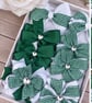 Sophia's Handmade 8-Piece School Sets- Green & White - Image 2