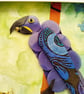 Amazon Adventure Macaw Mixed Media Artwork - Image 4