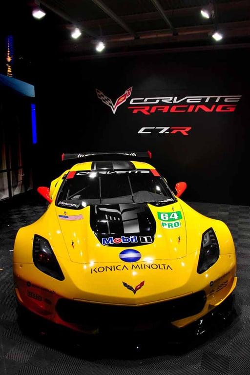 Chevrolet Corvette C7.R Front View Photograph Print