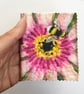 Bee and flower sewing needle and pins case.  - Image 2