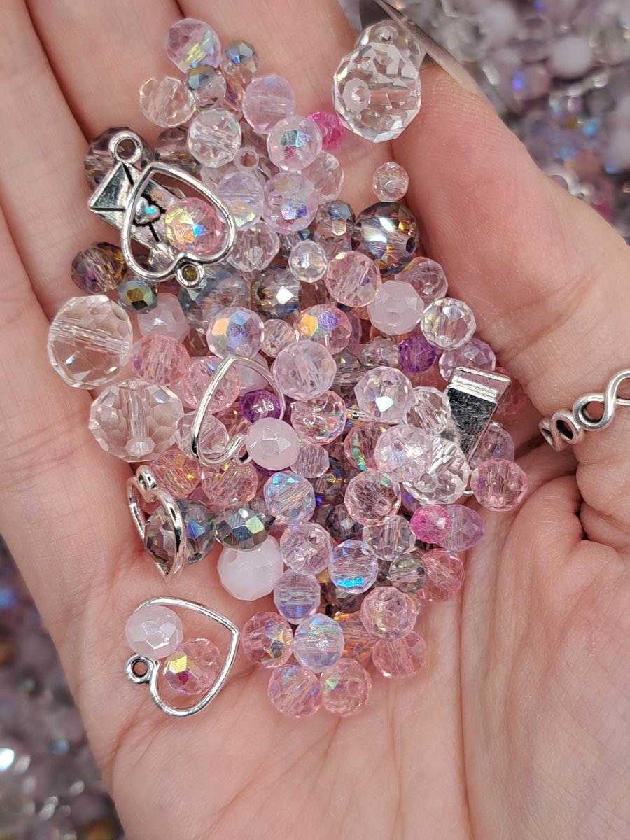 "Love Letter" Glass bead mix 50g