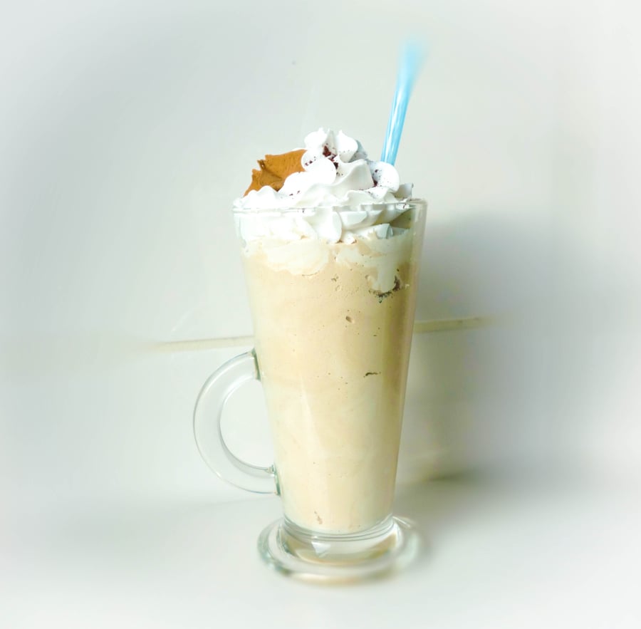  Fake  Iced Coffee Latte Shop Display Photography Theatre Props