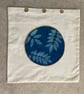 Cyanotype Wisteria Leaves cushion cover Perfectly Imperfect 