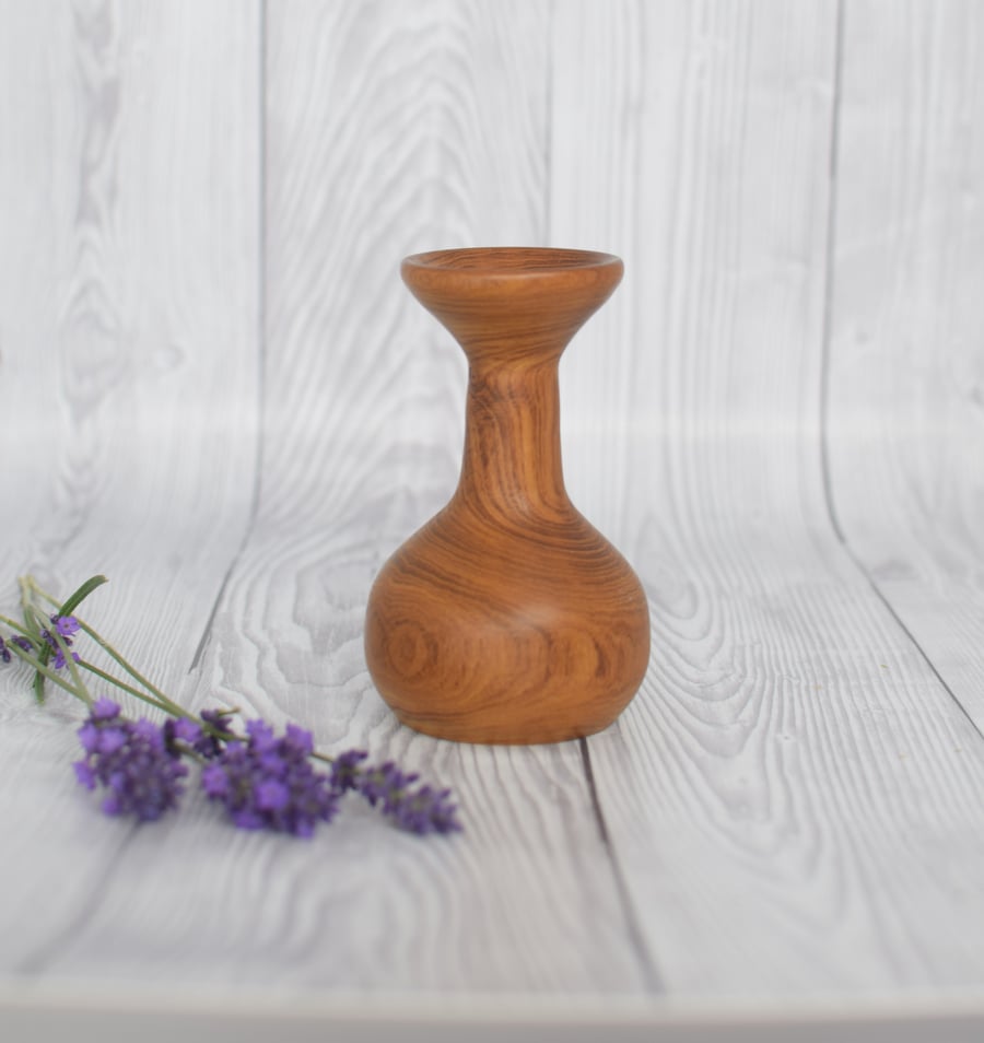 Small Laburnum Twig Vase - Wood Turned 