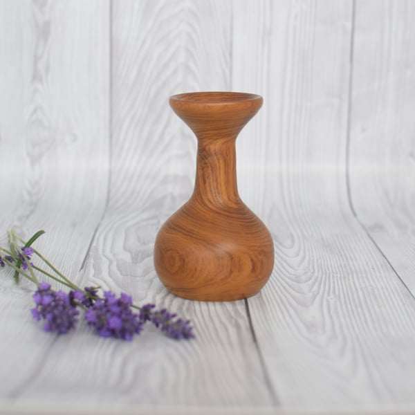 Small Laburnum Twig Vase - Wood Turned 