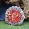 Small Gnome Portal OOAK Sculpt Fairy Door