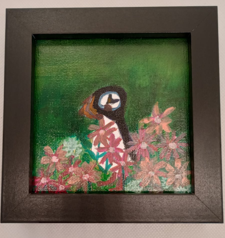 Puffin mini paintings 