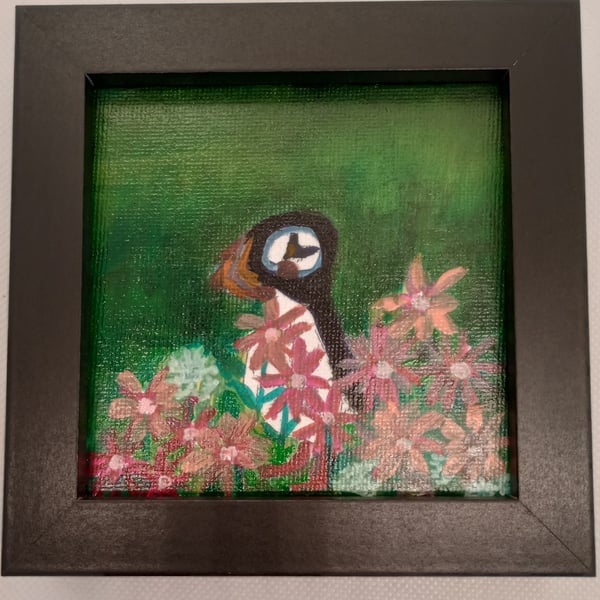 Puffin mini paintings 