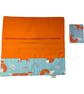 Interchangeable knitting needle case with foxes, holds 2 sets, - Image 7